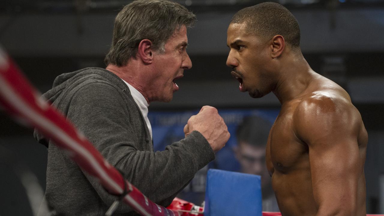 Michael B. Jordan et Stallone dans Creed