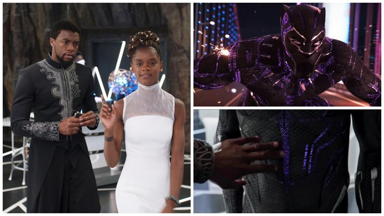 Il y a un message caché (tout mignon) sur le costume de Black Panther