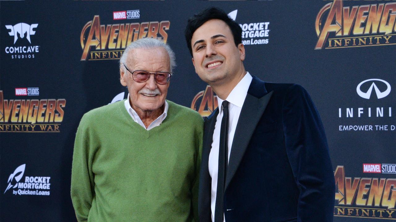 Stan Lee et son manager Keya Morgan