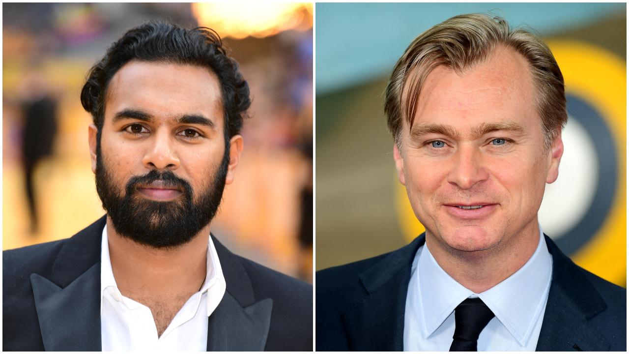 Himesh Patel et Christopher Nolan