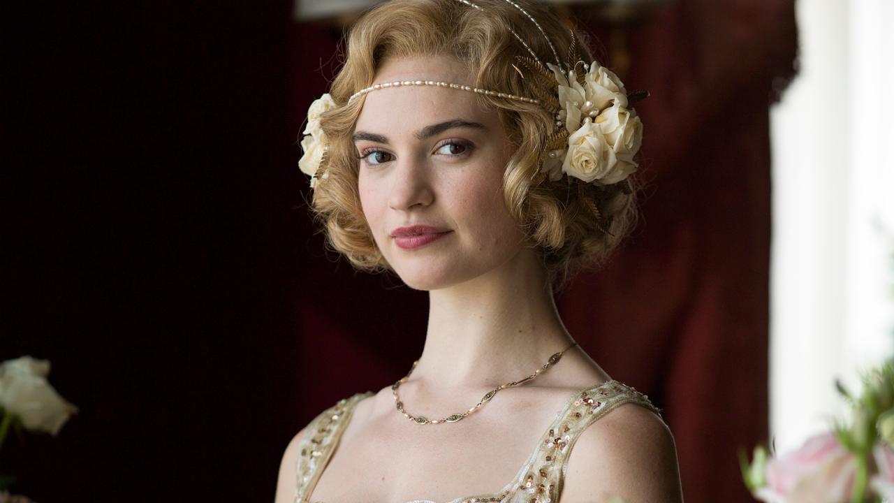 Lily James Downton Abbey 