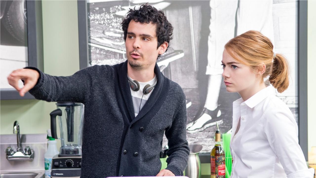 Damien Chazelle et Emma Stone