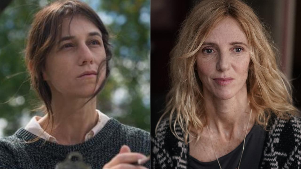 Charlotte Gainsbourg et Sandrine Kiberlain dans Dix Pour Cent