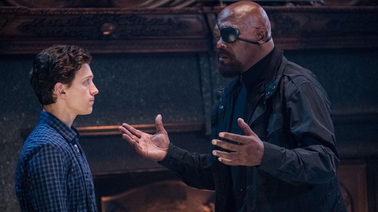 Tom Holland et Samuel L. Jackson (Spider-Man)