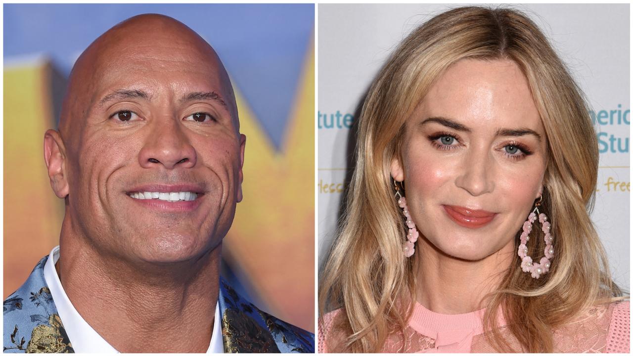 Dwayne Johnson Emily Blunt