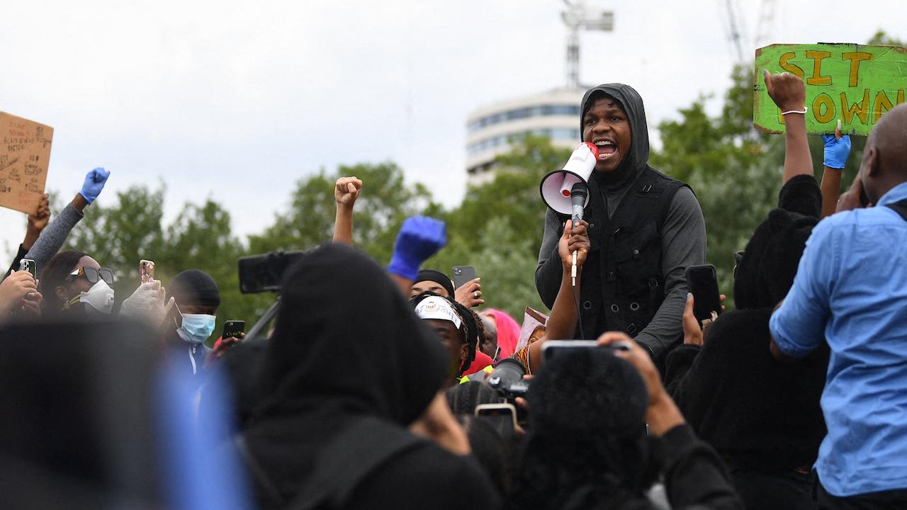 John Boyega manifestation Black Lives Matter