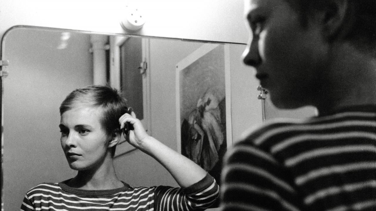 Jean Seberg dans A bout de souffle