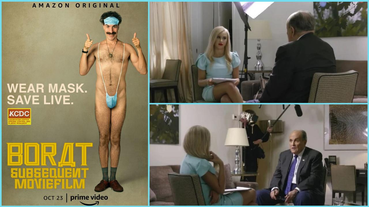 Borat 2 : Sacha Baron Cohen défend sa scène choc avec Rudy Giuliani