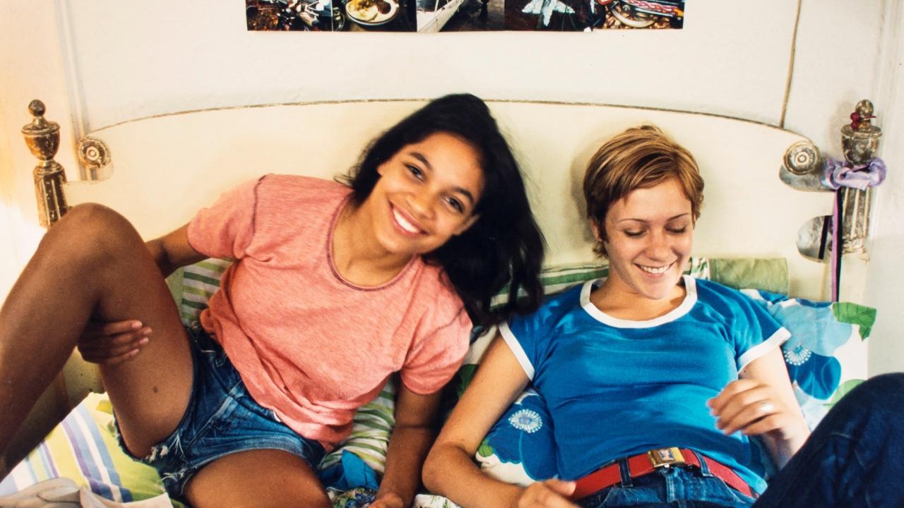 Rosario Dawson et Chloë Sevigny sur le tournage de Kids