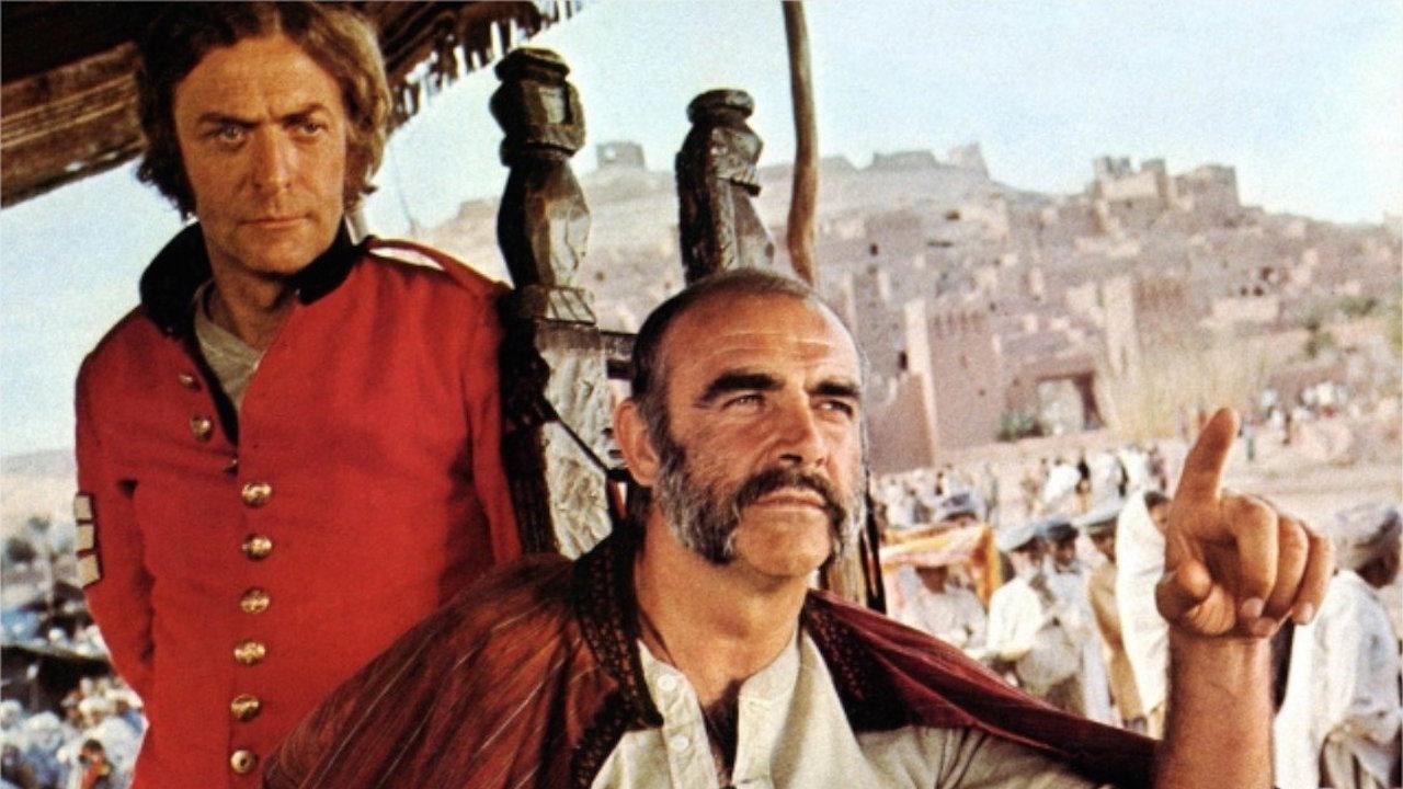 L'homme qui voulut être roi, avec Sean Connery et Michael Caine