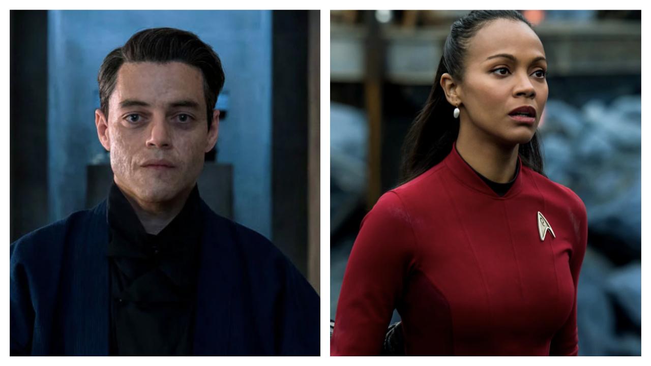 Rami Malek et Zoe Saldana