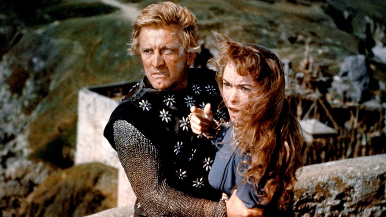 Kirk Douglas dans Les Vikings