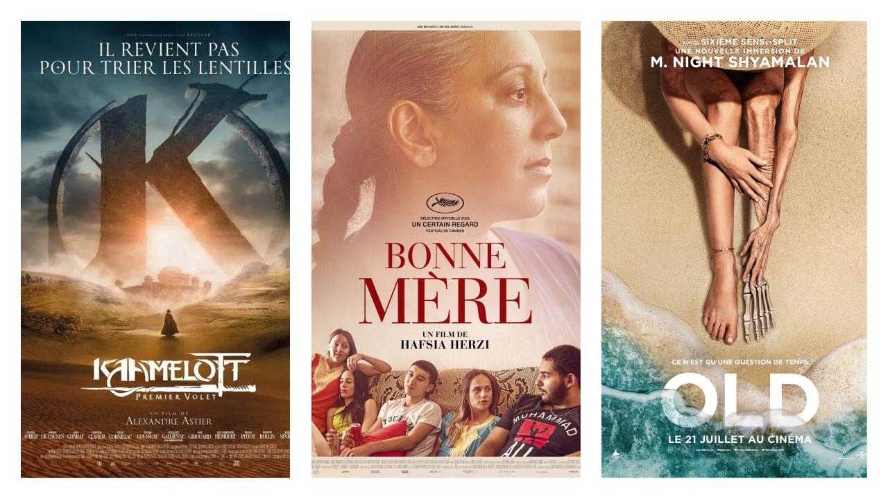 Affiche sorties de films mercredi 21 juillet 2021