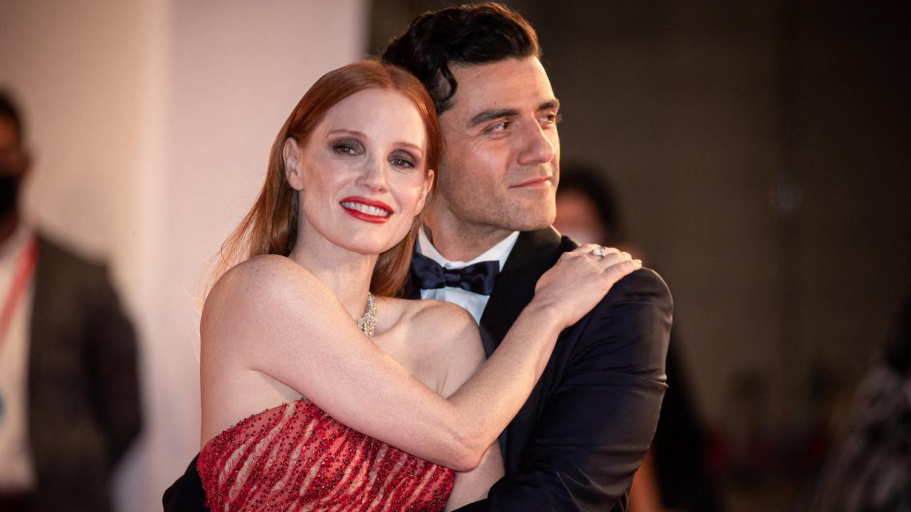 Jessica Chastain et Oscar Isaac à la Mostra de Venise 2021