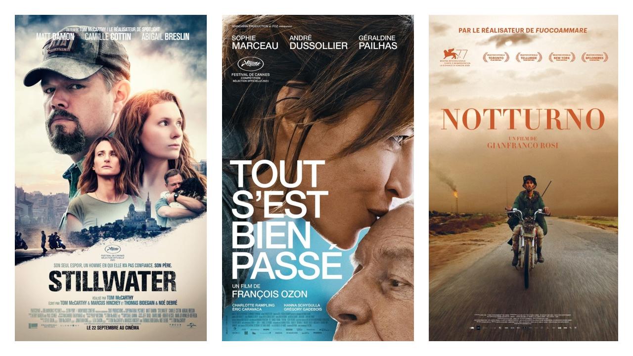 Affiche sorties de films mercredi 22 septembre 2021