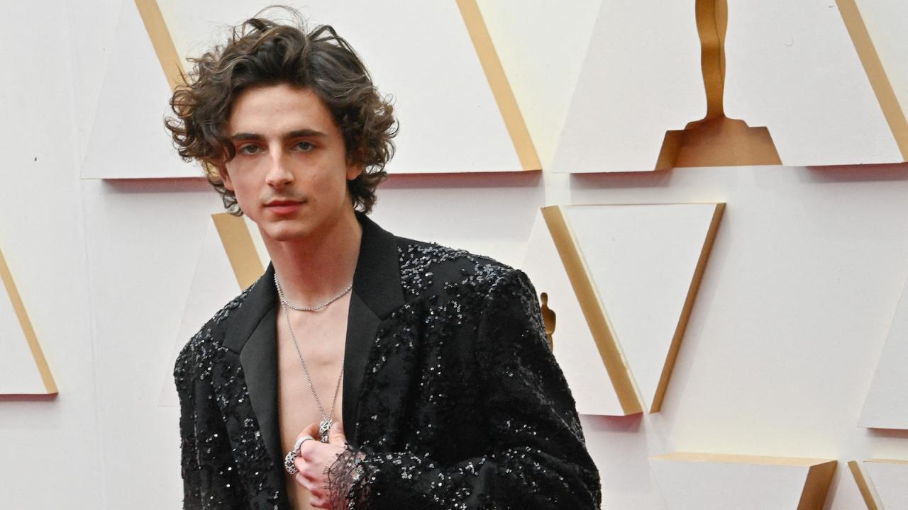 Timothée Chalamet aux Oscars 2022