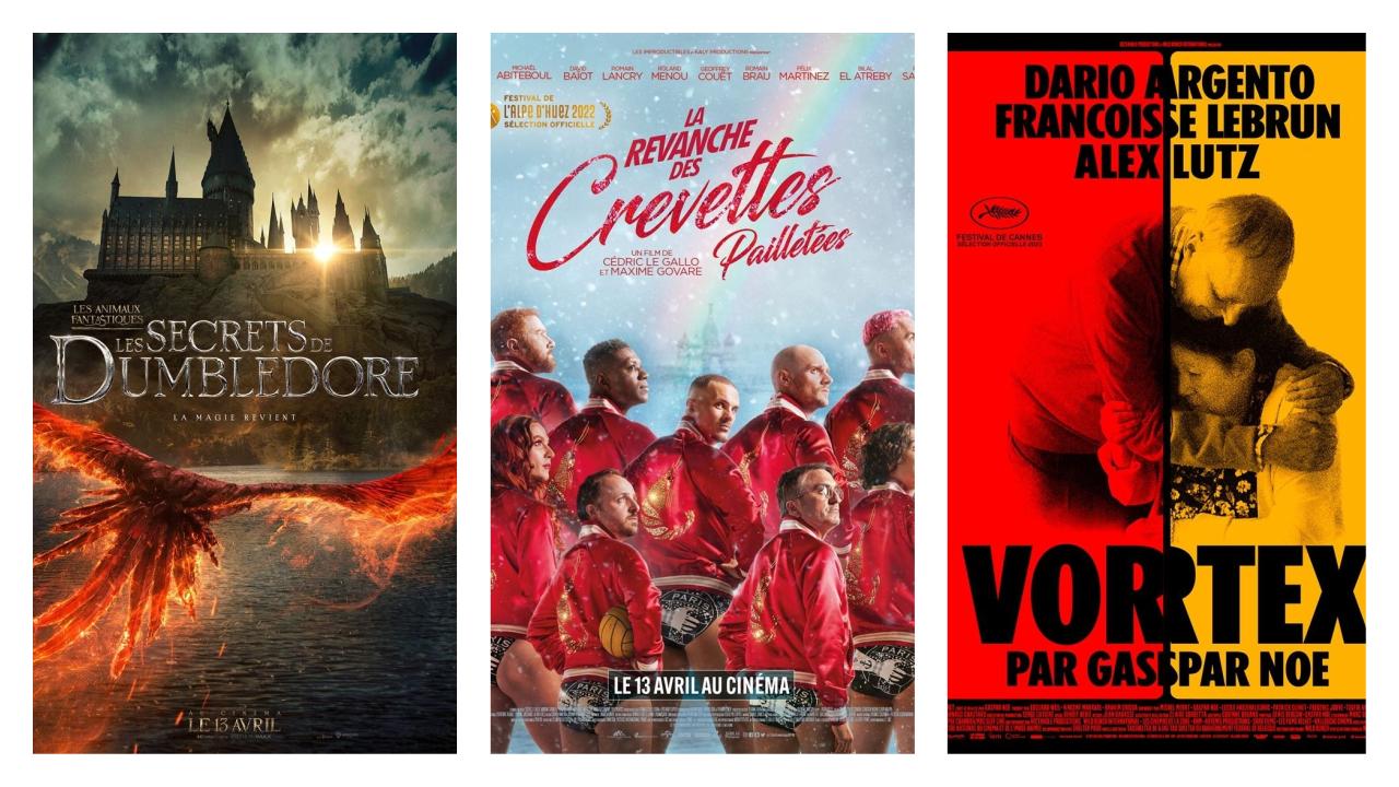 Affiche sorties de films mercredi 23 avril 2022