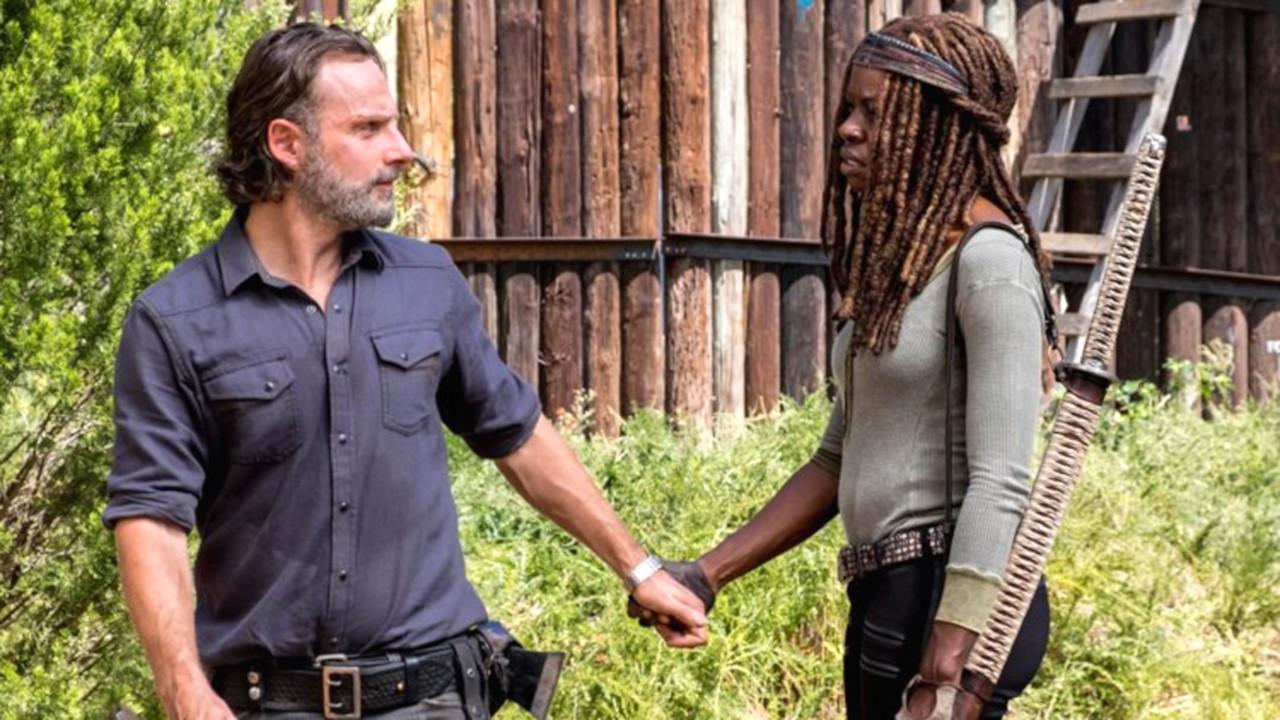 walking dead rick et michonne