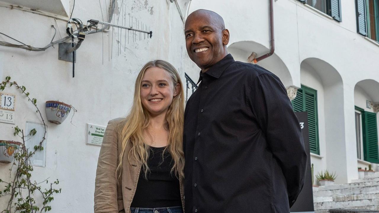 Denzel Washington lance le tournage d'Equalizer 3 avec Dakota Fanning