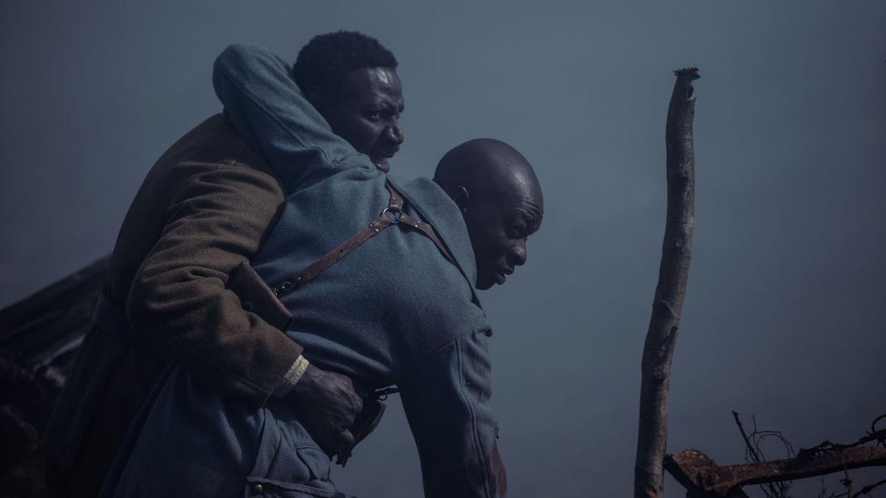 Omar Sy et Alassane Diong dans Tirailleurs de Mathieu Vadepied (2023)