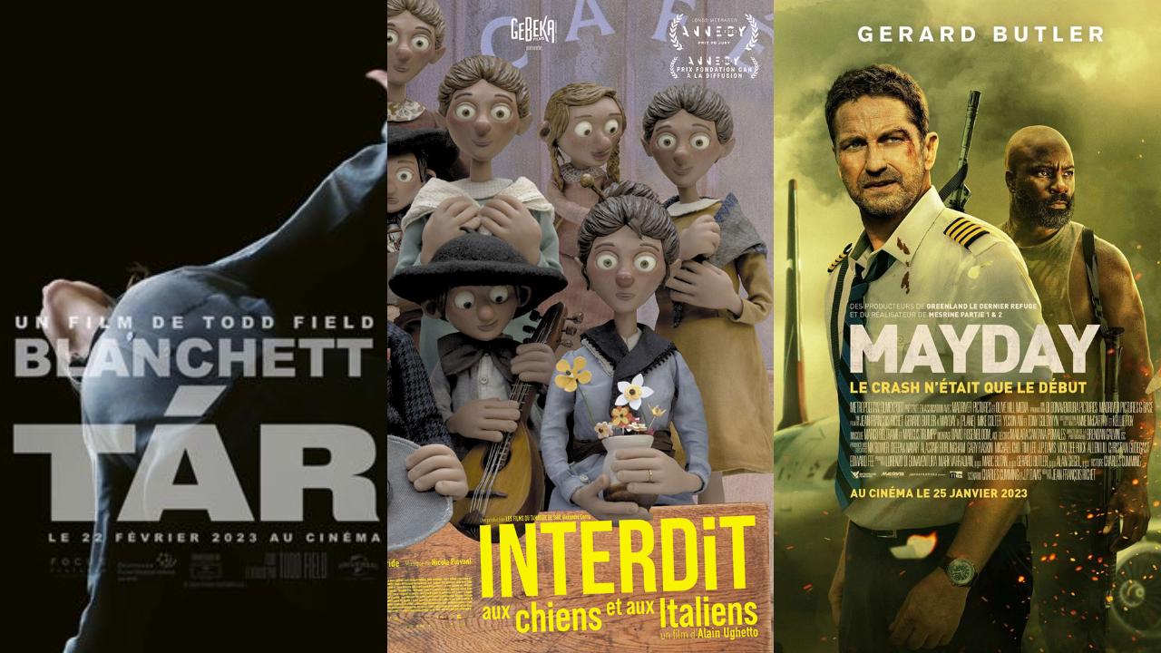 Affiches sorties de films du 25 janvier 2023