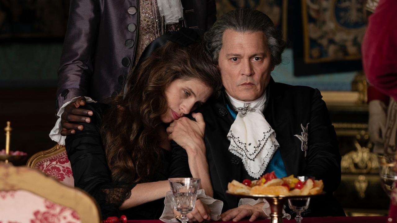 Maiwenn et Johnny Depp dans Jeanne du Barry