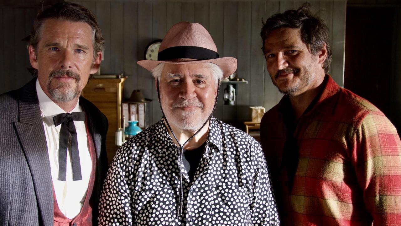 Ethan Hawke, Pedro Almodovar et Pedro Pascal - Strange Way of Life