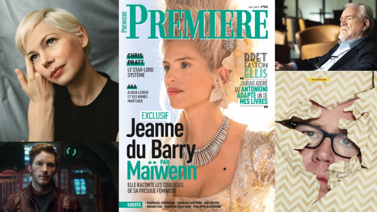 Au sommaire de Première n°540 : Maïwenn, Michelle Williams, Alban Lenoir, Chris Pratt, Bret Easton Ellis, Brian Cox...