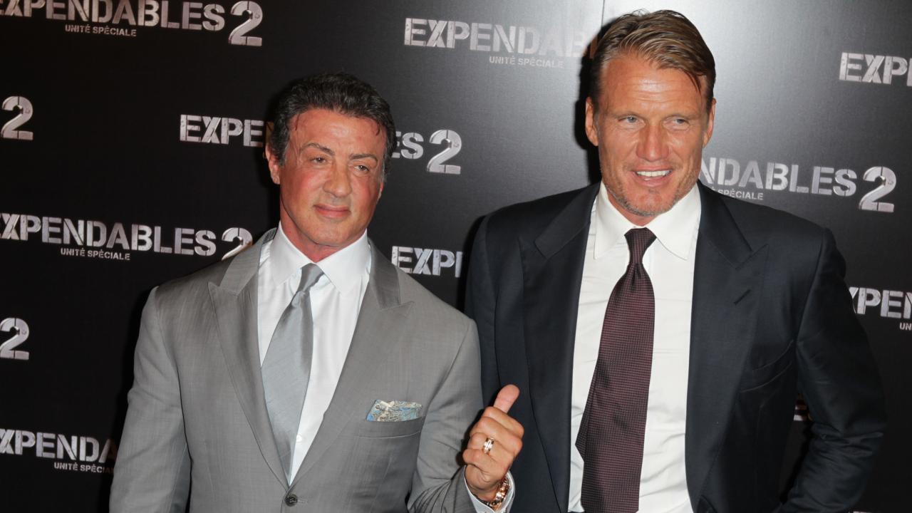 Sylvester Stallone et Dolph Lundgren