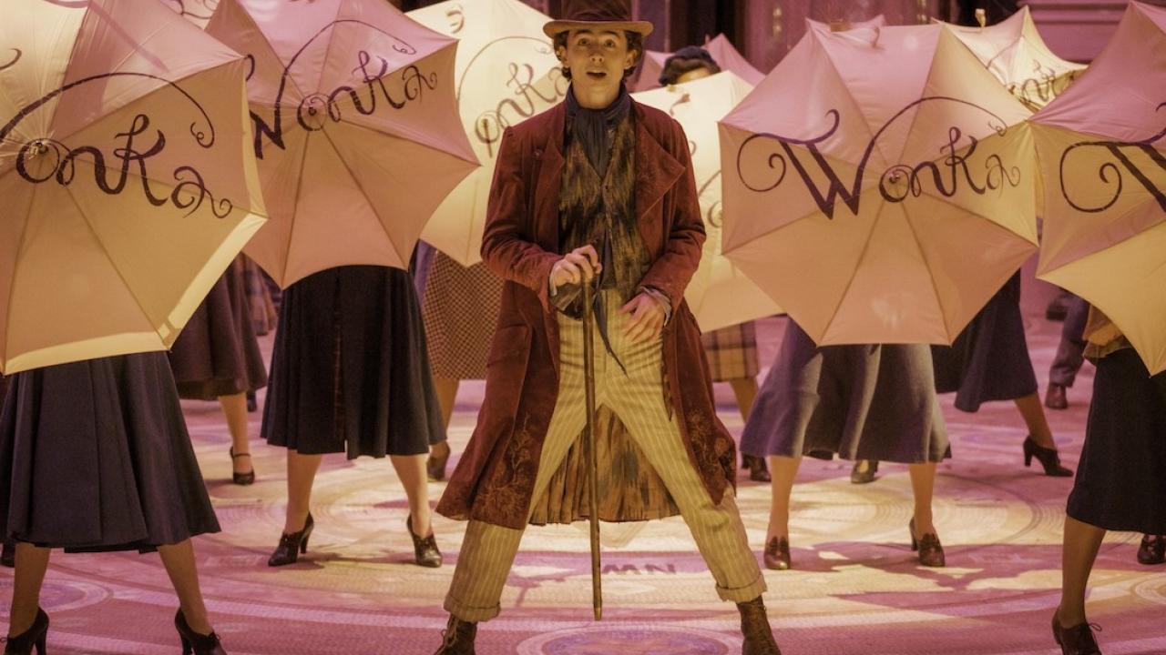 Timothée Chalamet en Wonka