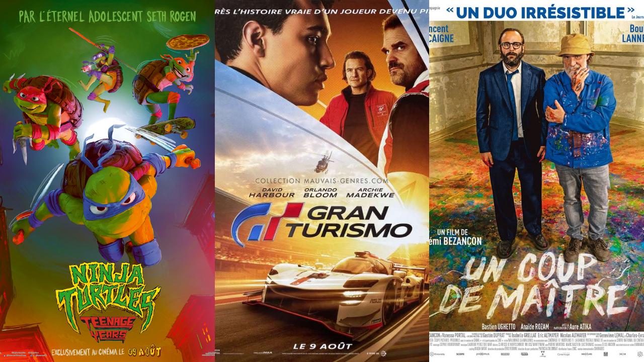 Affiches Films à l'affiche mercredi 9 août 2023