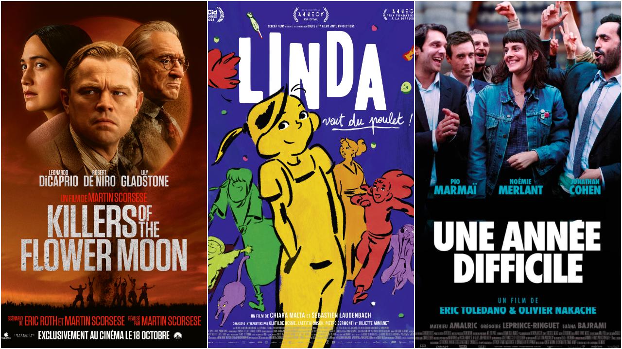 Affiches Films à l'affiche mercredi 18 octobre 2023