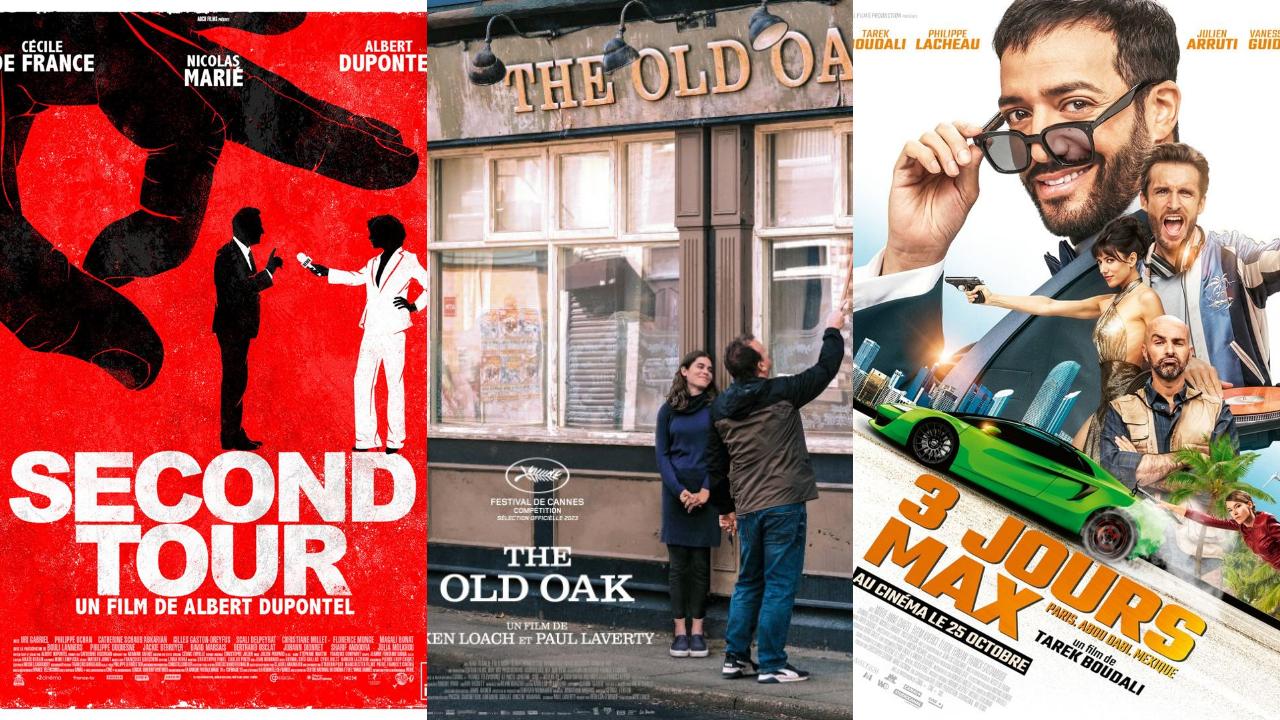 Affiches Films à l'affiche mercredi 25 octobre 2023