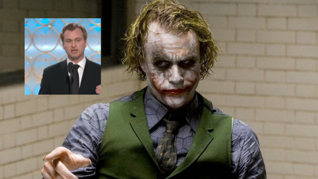 En 2009, Chris Nolan acceptait le Golden Globe de Heath Ledger 