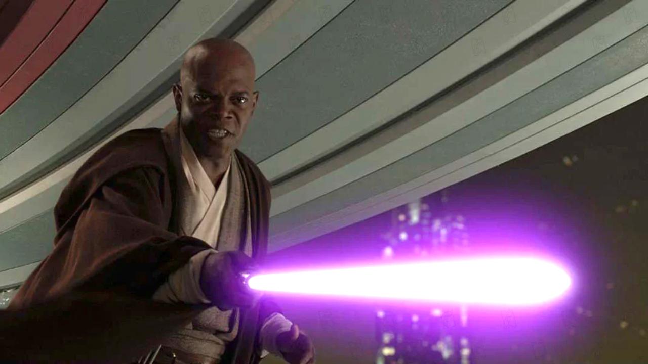 Samuel L. Jackson en Mace Windu dans La Revanche des Sith