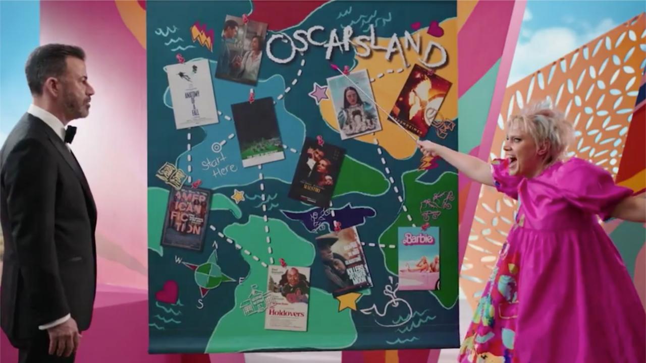 Le teaser des Oscars 2024 sous la lueur de Barbieland 