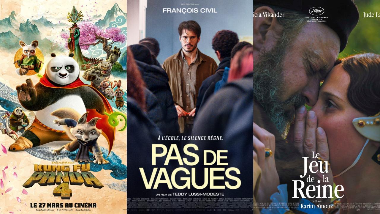 Affiches Films à l'affiche mercredi 27 mars 2023