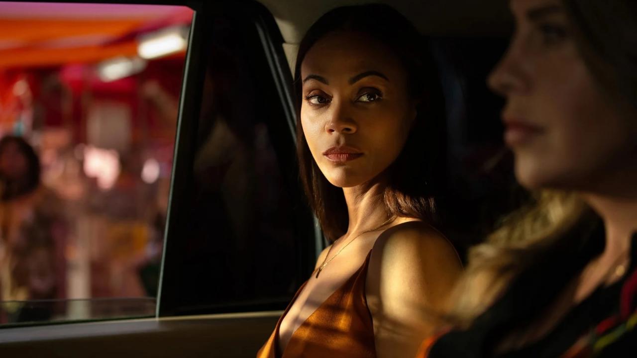 Zoe Saldana, Karla Sofía Gascón dans Emilia Perez