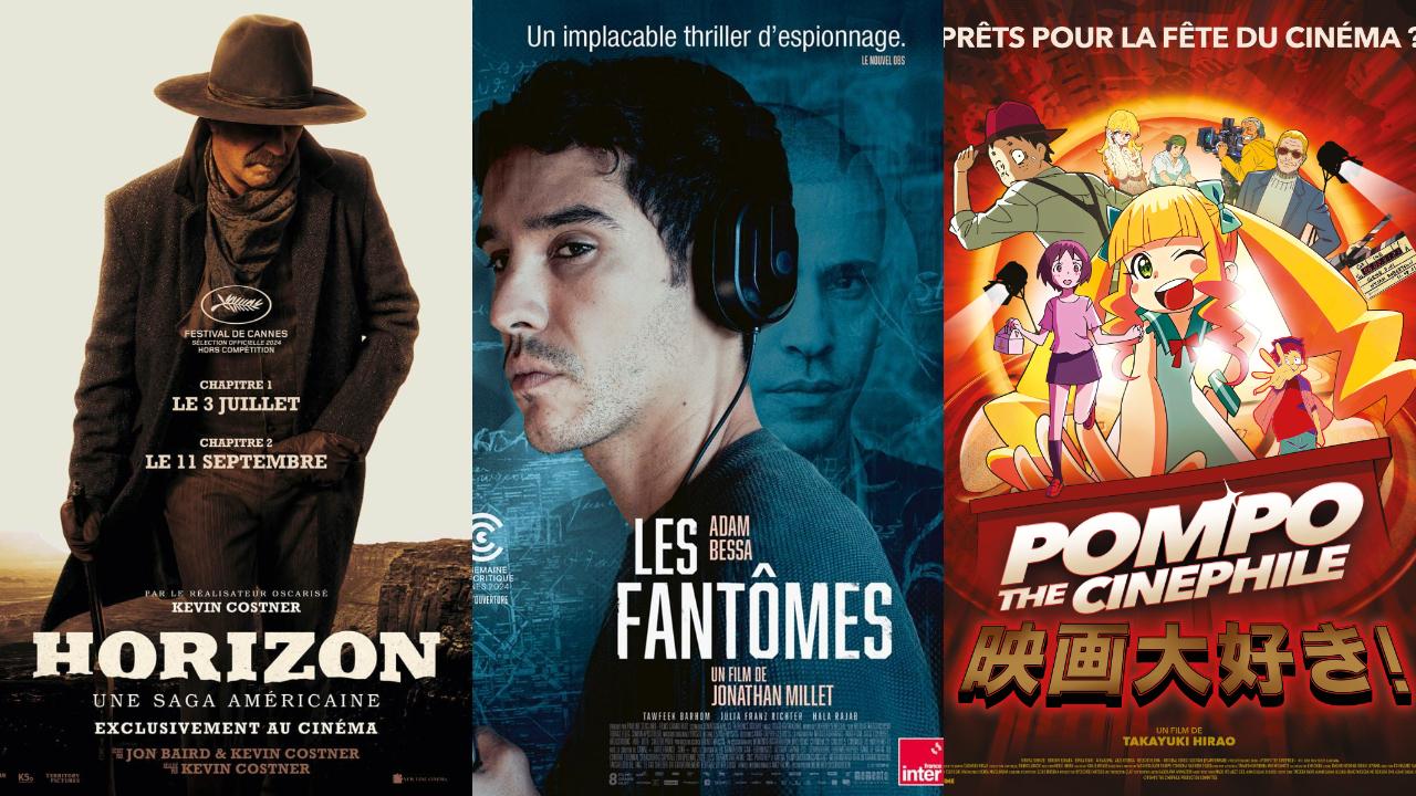 Affiches Films à l'affiche semaine du 3 juillet 2024