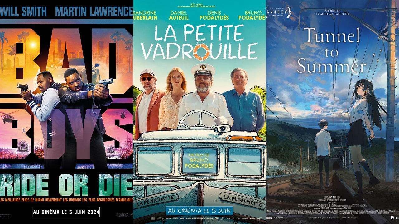 Affiches Films à l'affiche semaine du 5 juin 2024