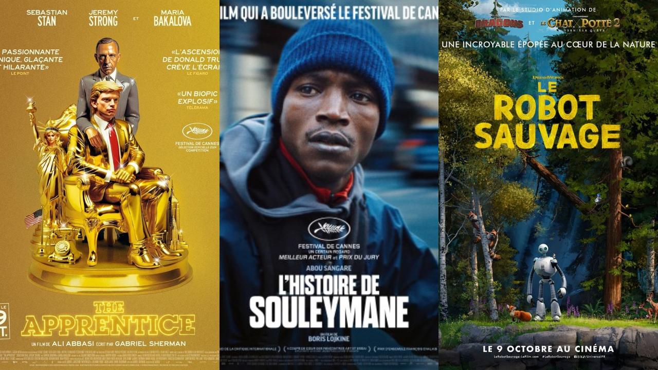 Affiches Films à l'affiche semaine du 9 octobre 2024