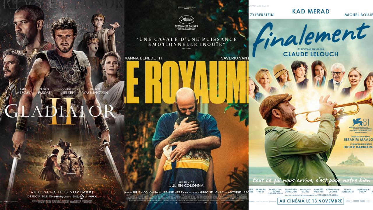 Affiches Films à l'affiche semaine du 13 novembre 2024