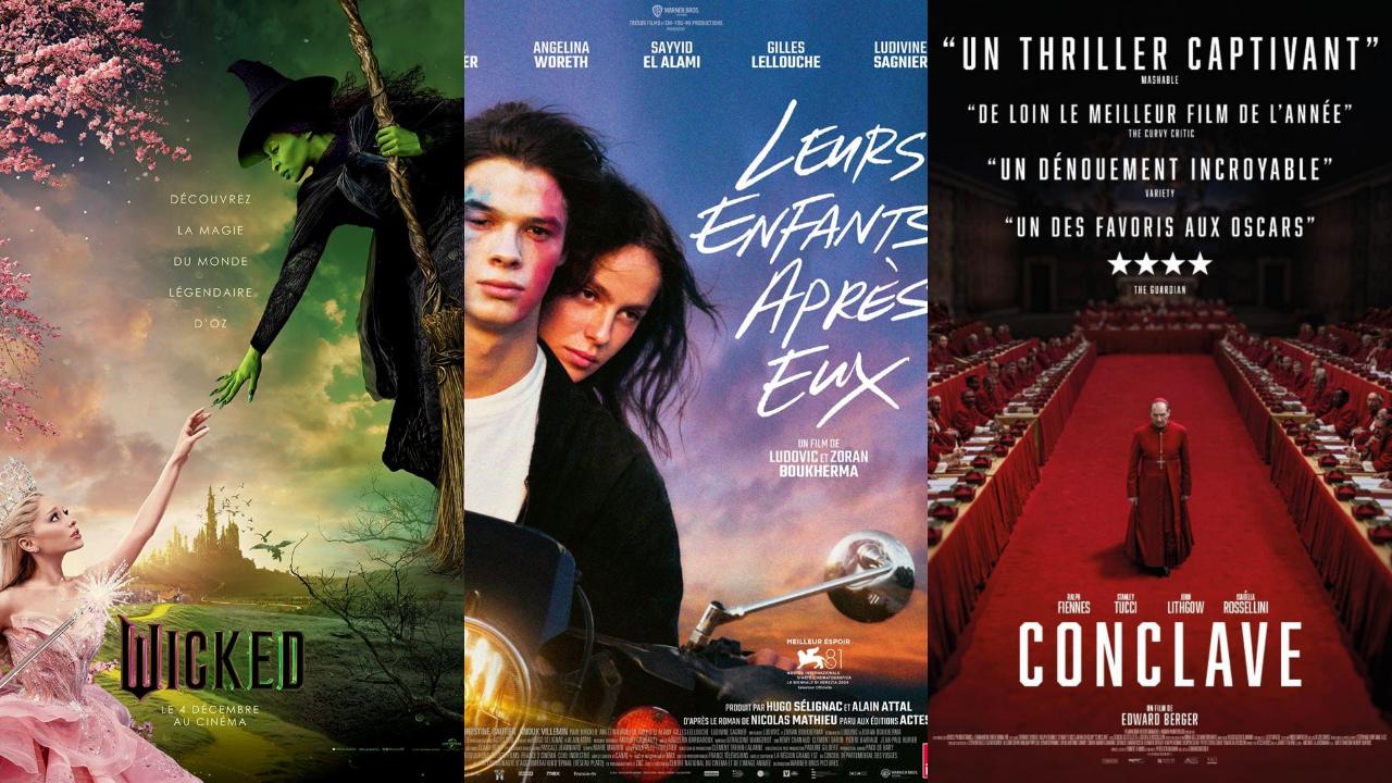 Affiches Films à l'affiche semaine du 4 décembre 2024