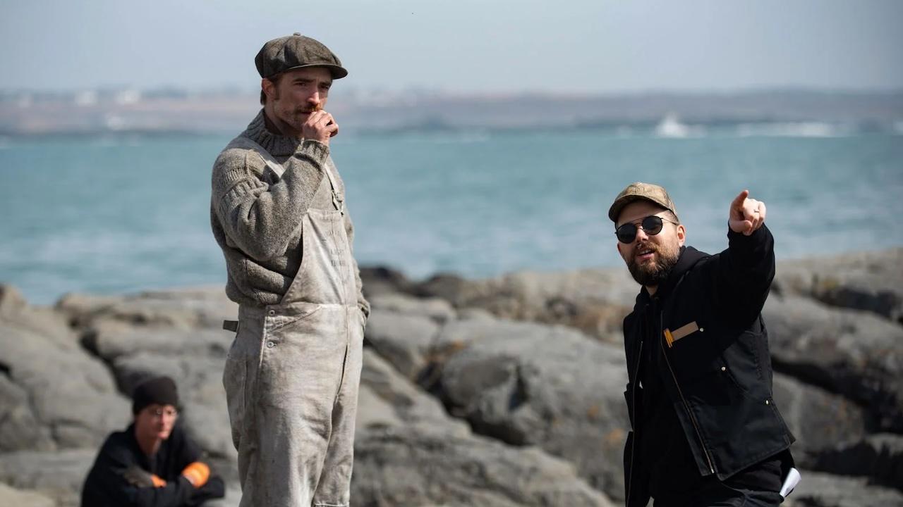 Robert Eggers sur le tournage de The Lightouse avec Robert Pattinson