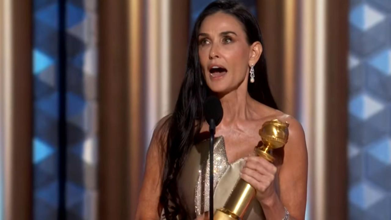 Demi Moore Golden Globes 2025