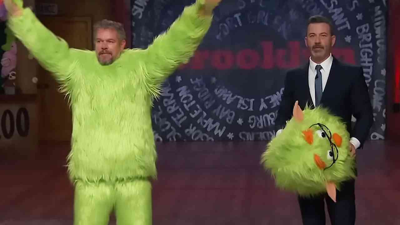 Matt Damon chez Jimmy Kimmel