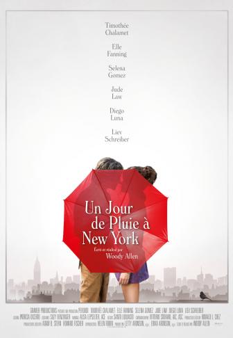 affiche un jour de pluie à New York