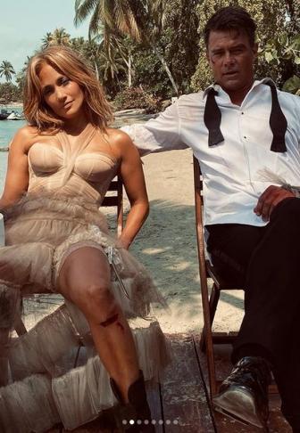 Shotgun Wedding : premières images avec Jennifer Lopez, Josh Duhamel et Lenny Kravitz