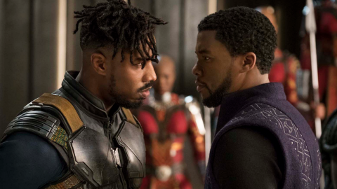 Black Panther Chadwick Boseman Michael B. Jordan