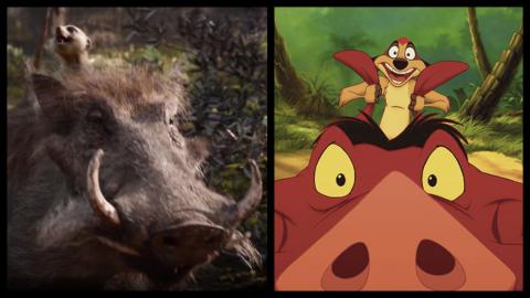 Le Roi Lion 1994 vs. 2019 : Timon et Pumbaa